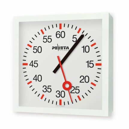 PEWETA 42.431.611 Trainingsuhr für innen, 600 x 600 mm, Netzbetrieb 230 VAC