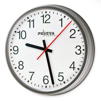 PEWETA 74.730.411-59 Außenuhr als Nebenuhr 12/24 V Minutenimpuls, Syn.-Sek. 230 V/50 Hz, Ø 446 mm
