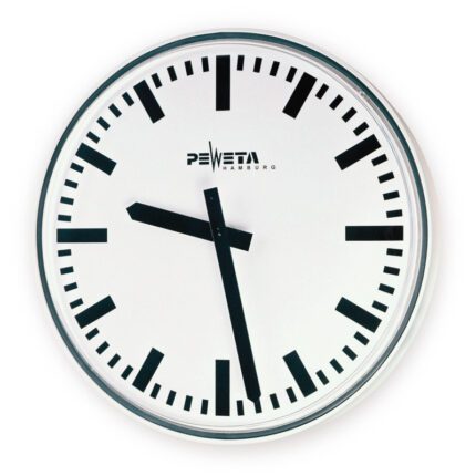 PEWETA 81.750.621 Außenuhr, rund, Gehäuse Ø 670 mm, Zifferblatt mit LED-Hinterleuchtung