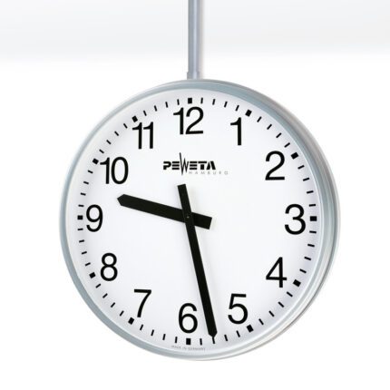 PEWETA 85.352.614 Nebenuhr, AirPort24 Funktelegramm, Ø 646 mm, Zifferblätter weiß, arabische Zahlen