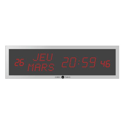 Gorgy Timing LEDICA ALPHA 7.M.S einseitig Nebenuhr 24V N3003/31170