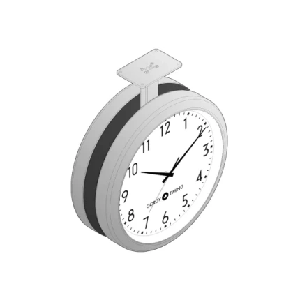 Gorgy Time HANDI® 450 – Doppelseitige NTP-PoE Innenuhr